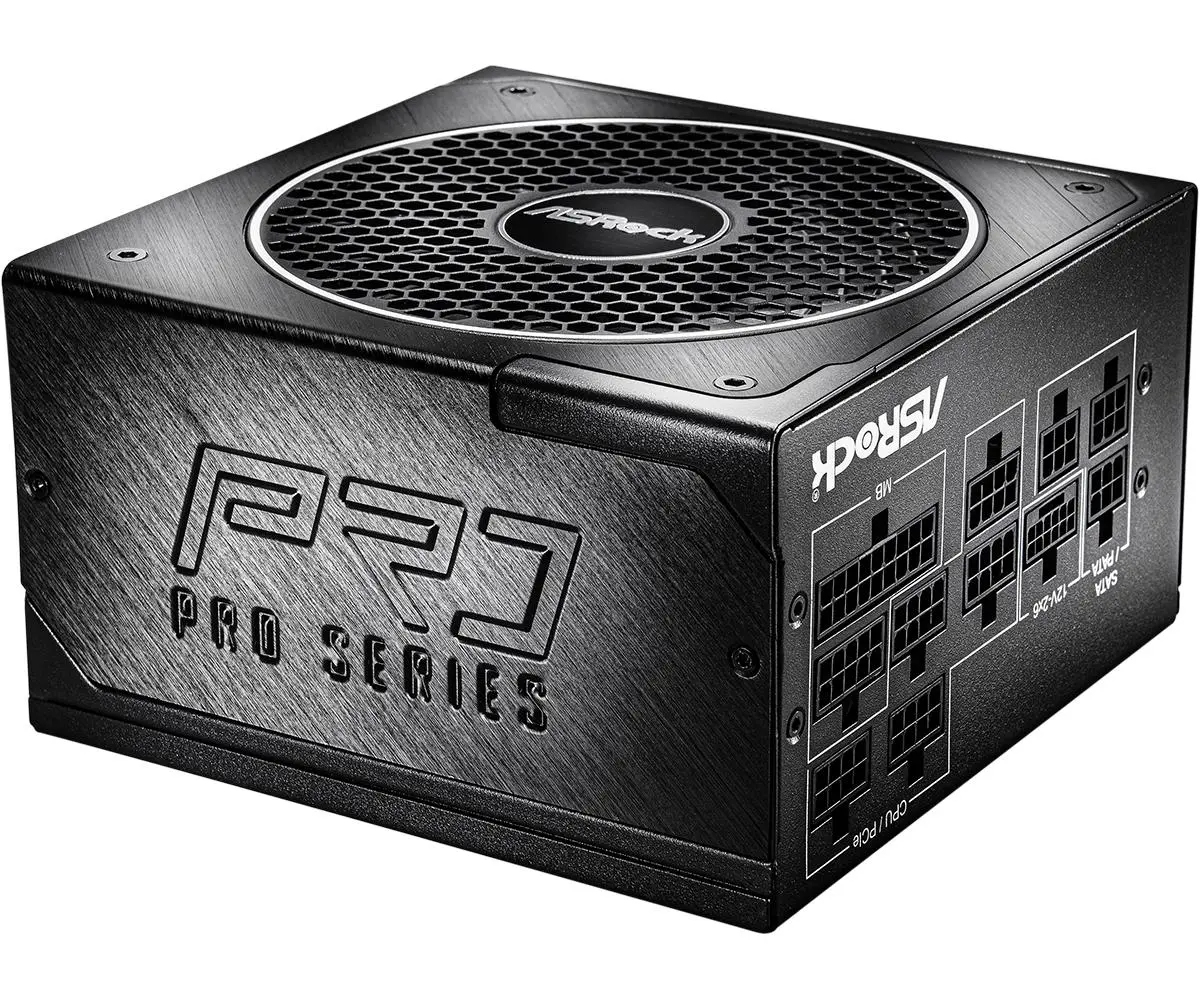 ASRock - Pro Series PRO-M850G 850W ATX 80+ Gold black
