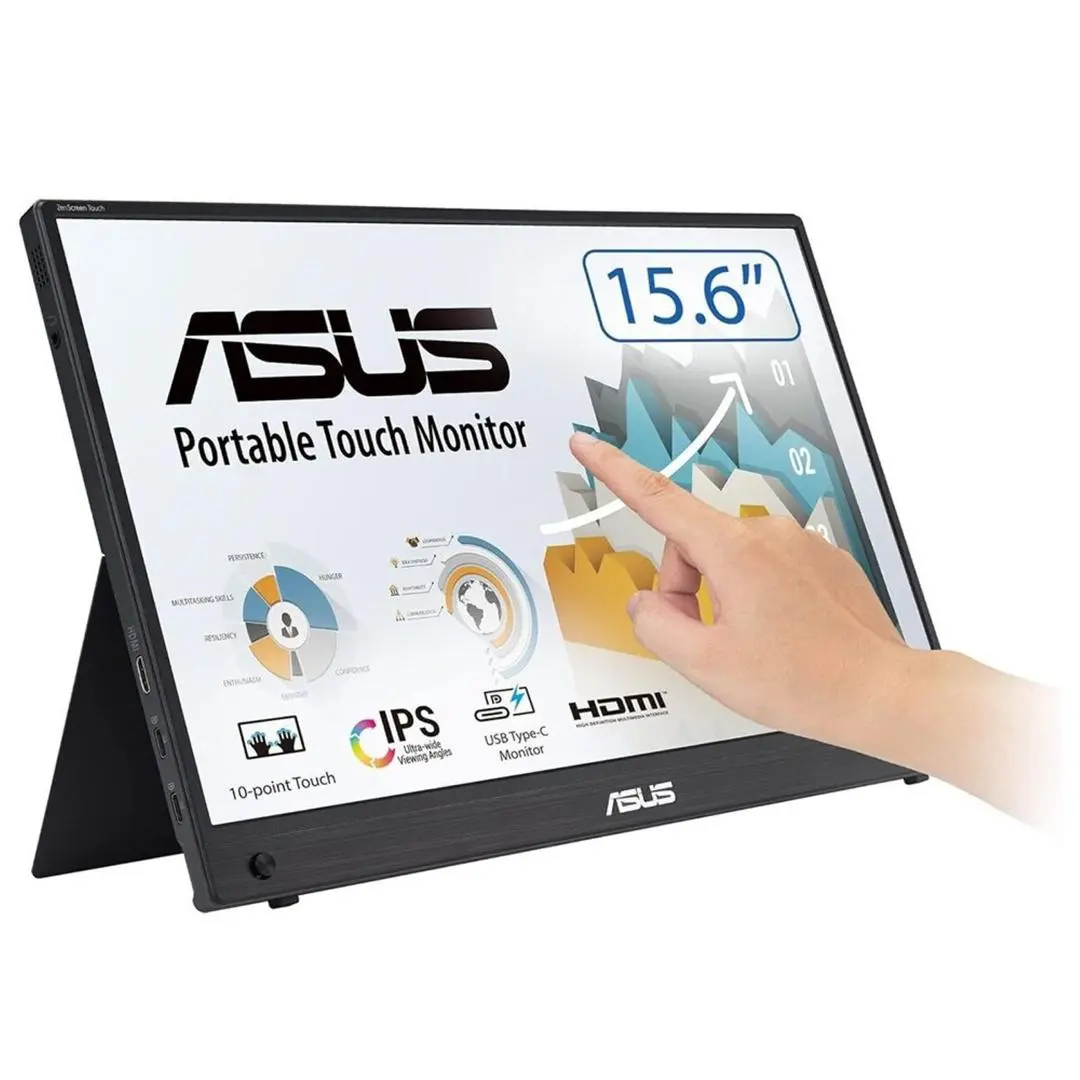 ASUS - ZenScreen Touch MB16AHT - LED-skjerm - Full HD (1080p) - 16"