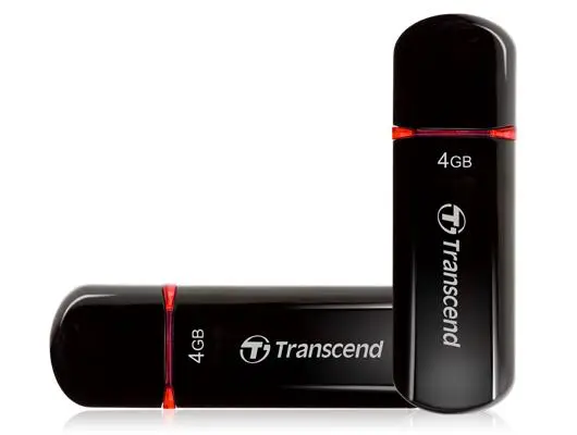 Transcend - JetFlash 600 - USB-flashstasjon - 4 GB