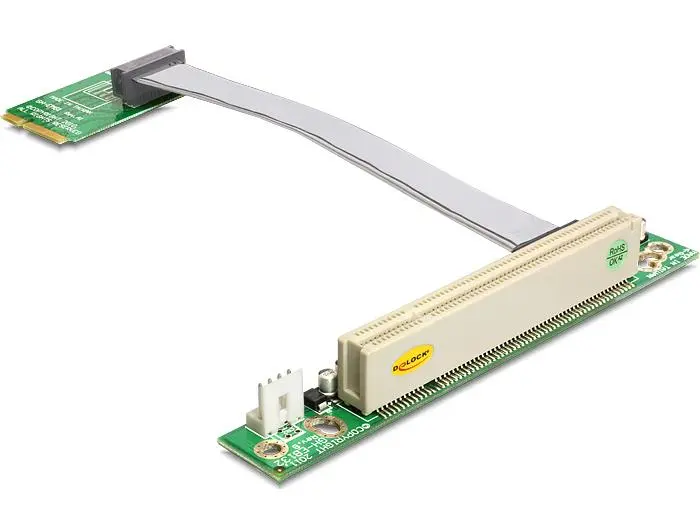 Delock - Riser Card Mini PCI Express > PCI 32 Bit / 5 V left insertion