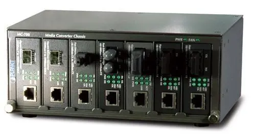 Planet - MC-700 - Modulær utvidelsesbase - rackmonterbar