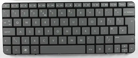 HP - KEYBOARD BLK GLOSS CS/SK