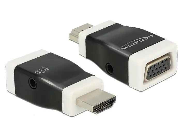 Delock - video/audio-adapter - HDMI / VGA / lyd
