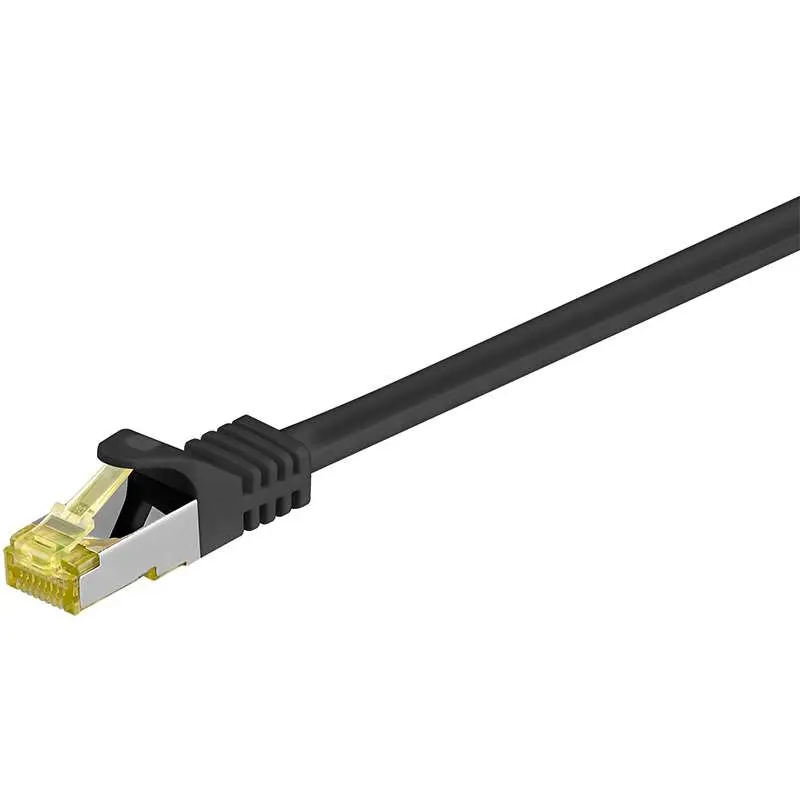 Goobay - S/FTP CU Cable Cat7. RJ45 Plug. Black. 20m Factory Sealed