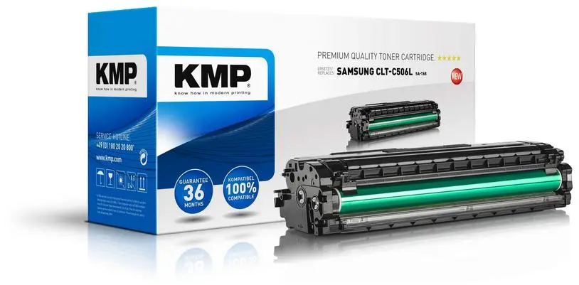 KMP - SA-T65 Toner cyan compatible F-FEEDS