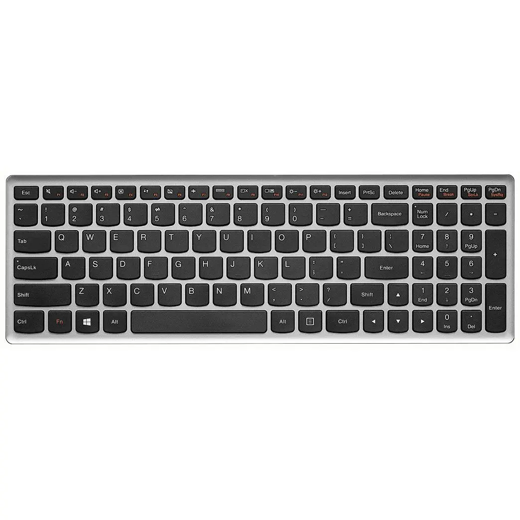 Lenovo - T6E1DFlackKeySilverFKeyboard
