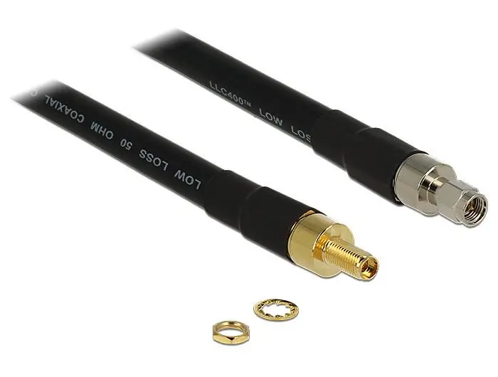 DELOCK - Antenna Cable SMA plug > SMA jack CFD400 LLC400 3 m low loss