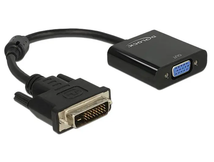 DELOCK - Adapter DVI-D 24+1 male for VGA female