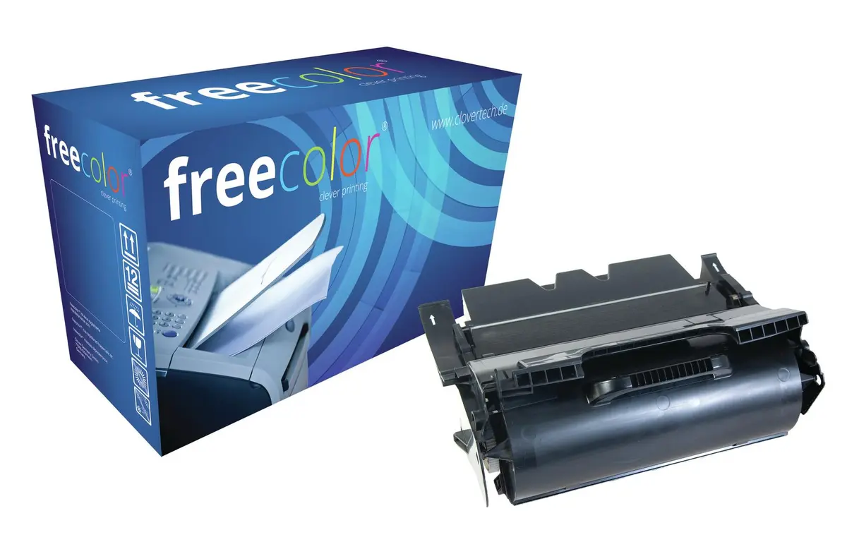 FREECOLOR - Toner Lex. T 644 bk comp. 64436XE