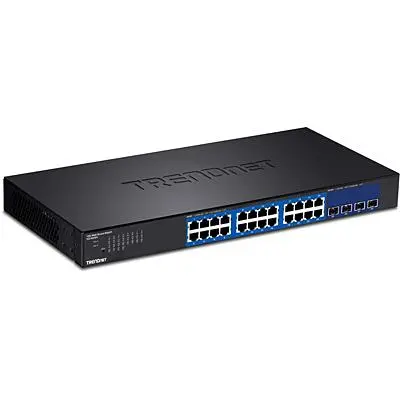 TRENDnet - TEG 30284 - switch - 28 porter - smart - rackmonterbar