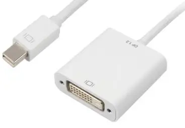 Sharkoon - video adapter - Mini DisplayPort til DVI-D - 15 cm