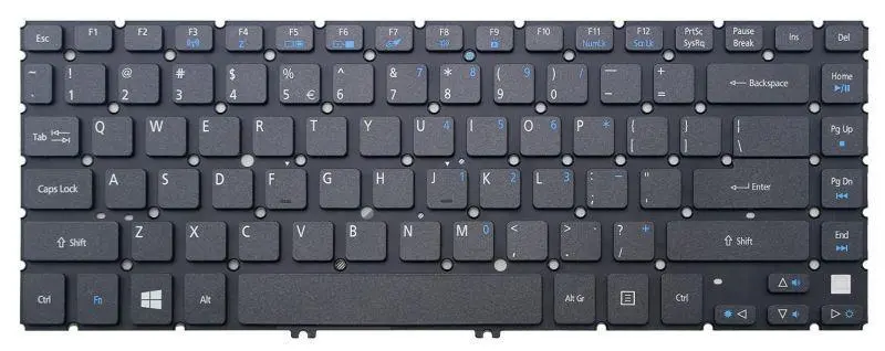Acer - KeyBoard Bul Blk 87Ks Blit W8