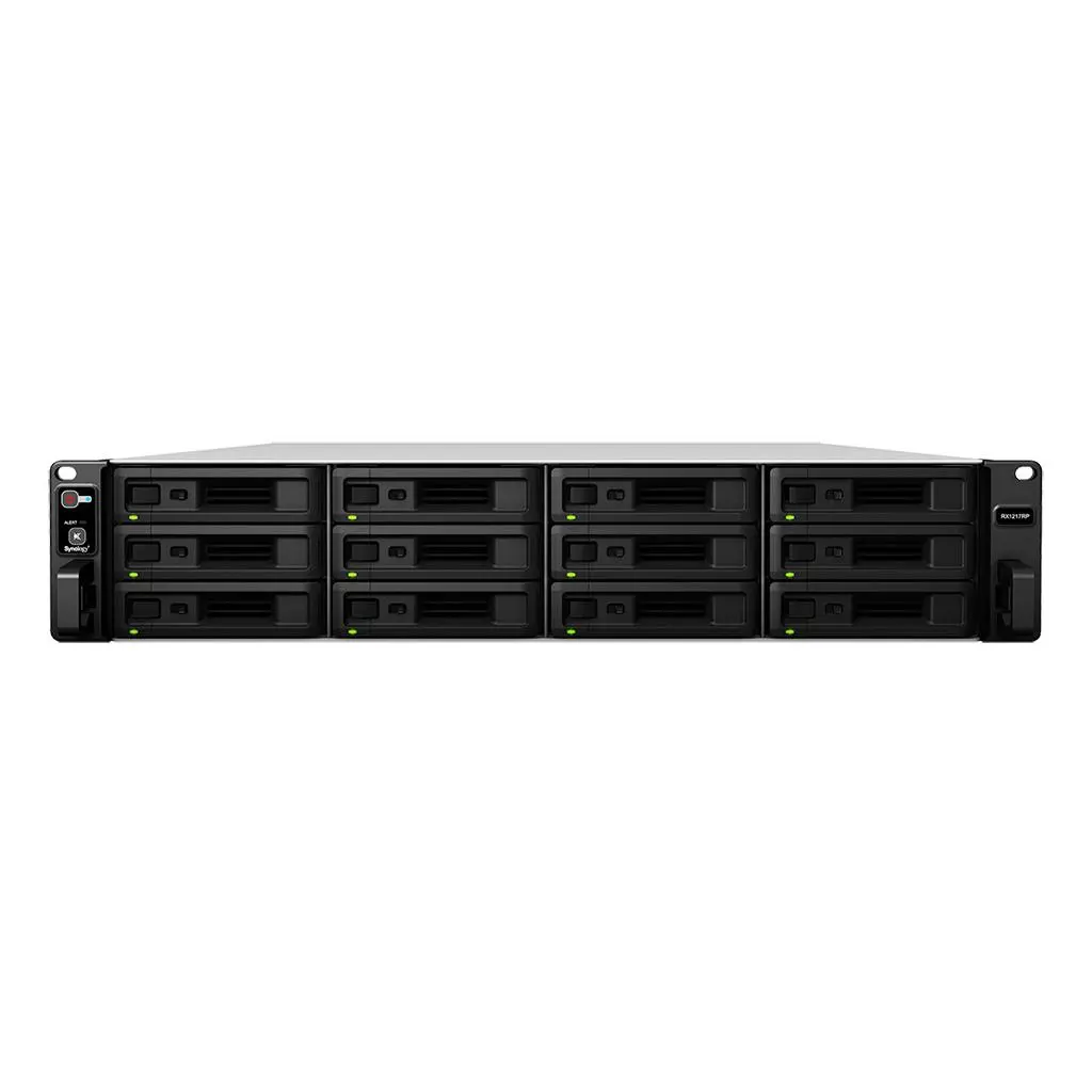 SYNOLOGY - RX1217RP 2U 12 BAY RPS EXPANS F 2U RACK STATION NAS EXT