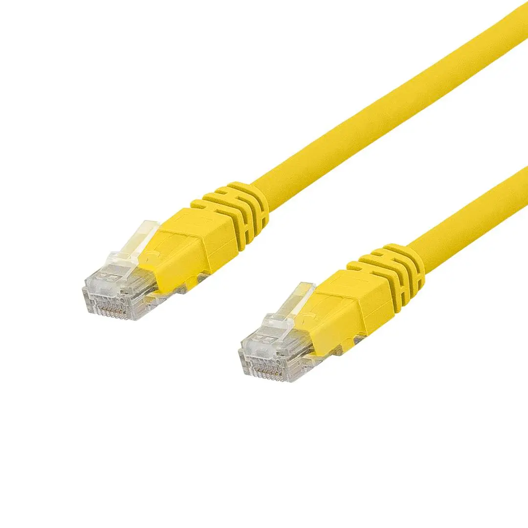 Deltaco TP-67GLAU - patch cable - 7 m - yellow - Gul - 7m