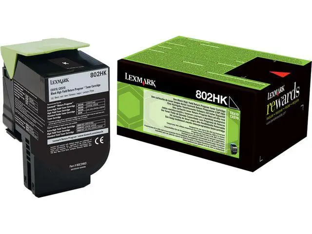 LEXMARK - 802HKE toner cartridge black standard capacity 4.000 pages 1-pack corporate
