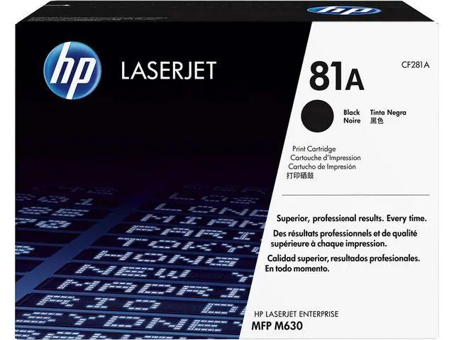 HP - 81A svart original LaserJet-tonerkassett