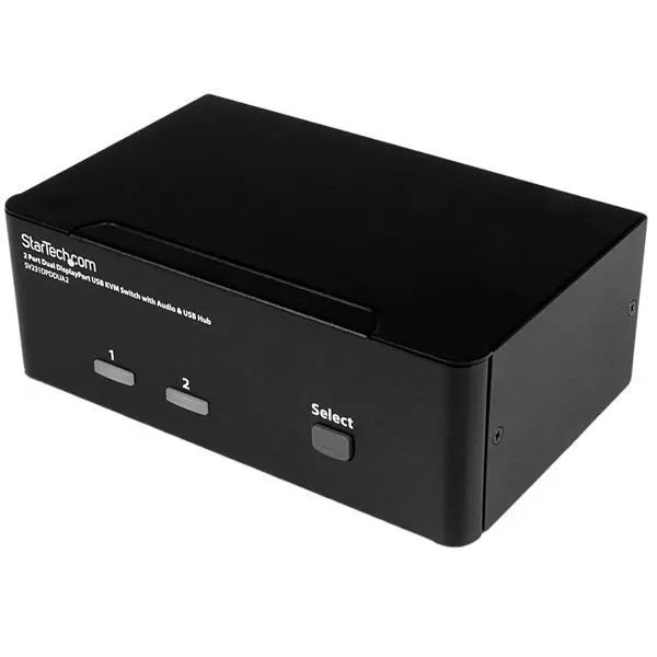 STARTECH - 2-Port DisplayPort Dual-Monitor KVM Switch - 4K 60Hz