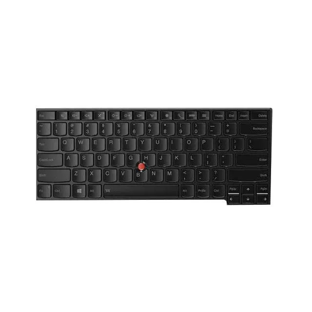 Lenovo - Chicony - erstatningstastatur for bærbar PC - Tysk - svart