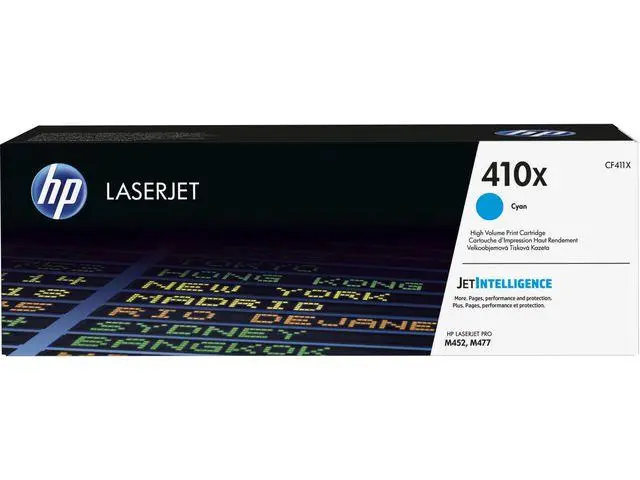 HP - 410X original Toner cartridge CF411X cyan HY
