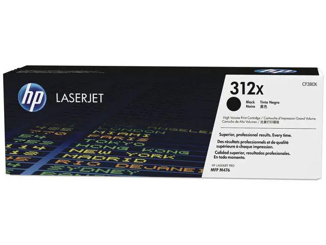 HP - 312X høykapasitet svart original LaserJet-tonerkassett