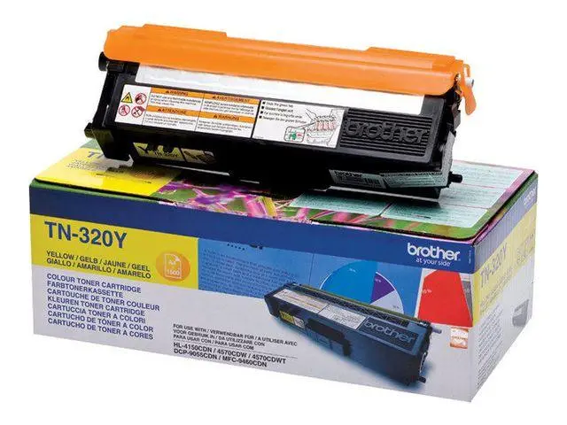 BROTHER - Toner Brother TN320Y gul 1500 sider