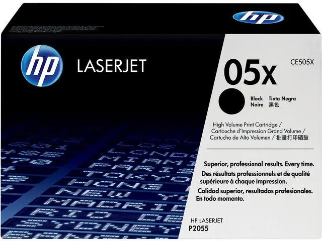 HP - 05X høy kapasitet svart original LaserJet-tonerkassett
