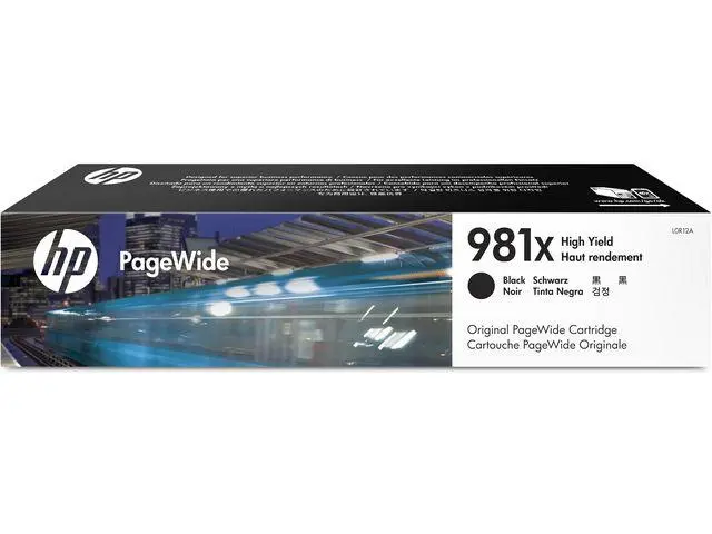 HP - 981X - Høy ytelse - svart - original - PageWide - blekkpatron