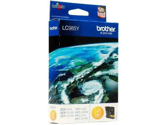 BROTHER - Blekk BROTHER LC985Y gul