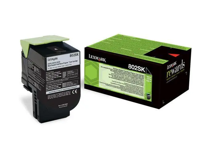 LEXMARK - 802SK toner cartridge black standard capacity 2.500 pages 1-pack return program