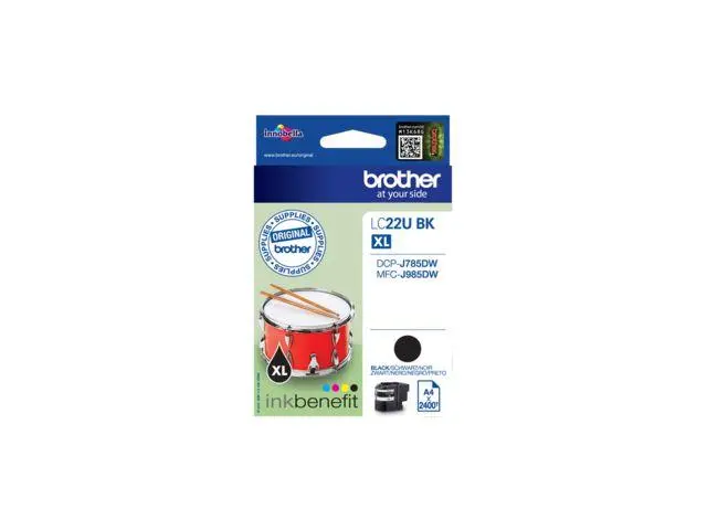 BROTHER - Ink LC-22UBK Black