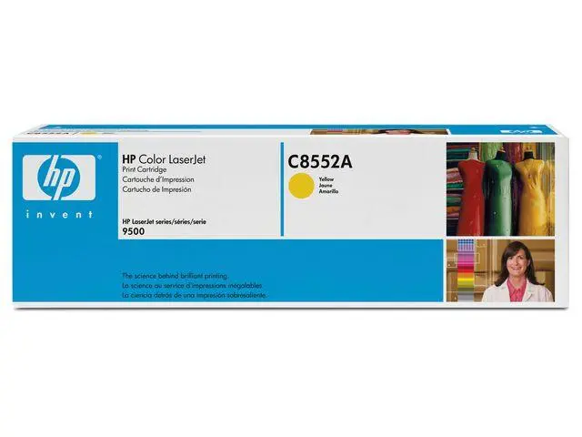 HP - 822A - gul - original - LaserJet - tonerpatron (C8552A)