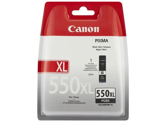 CANON - PGI-550XL PGBK BLACK XL INK CARTRIDGE SUPL