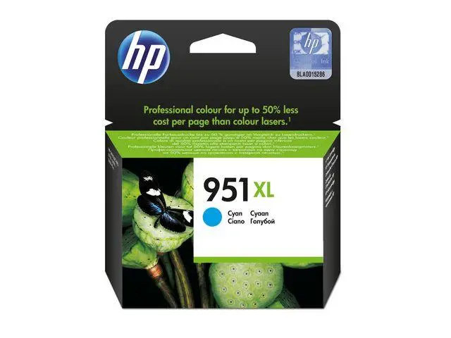 HP - 951XL høy kapasitet cyan original blekkpatron
