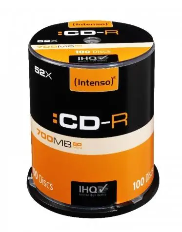 INTENSO - CD-R x 100 - 700 MB - lagringsmedier