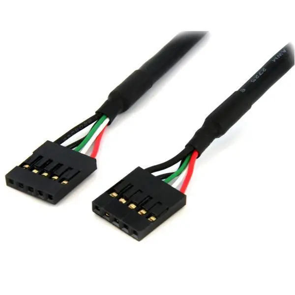 StarTech - 18in Internal 5 pin USB IDC Motherboard Header Cable - F/F - USB-kabel - 5-pins IDC (hunn) til 5-pins IDC (hunn) - USB 2.0 - 45.7 cm