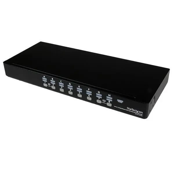 StarTech - 16 Port 1U Rackmount USB KVM Switch with OSD (SV1631DUSBU) - KVM-svitsj - 16 porter