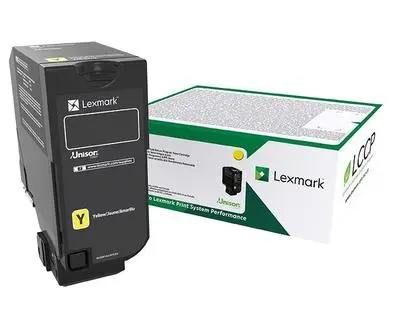 LEXMARK - 10K Return Program Yellow Toner Cartridge (CS/CX727,CS728)