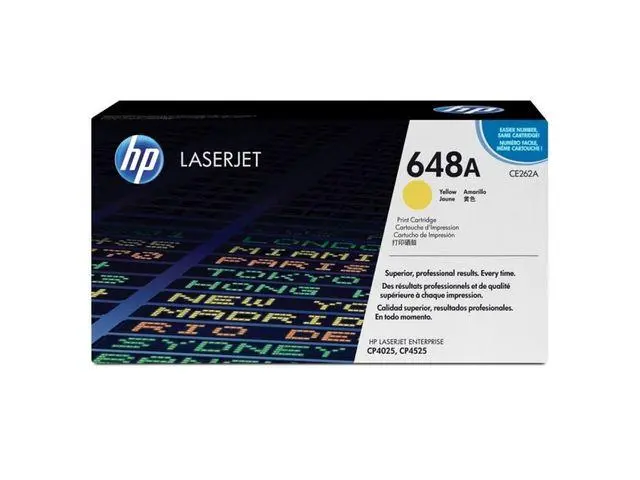 HP - 648A original Color LaserJet Toner cartridge CE262A yellow standard capacity 11.000 pages 1-pack
