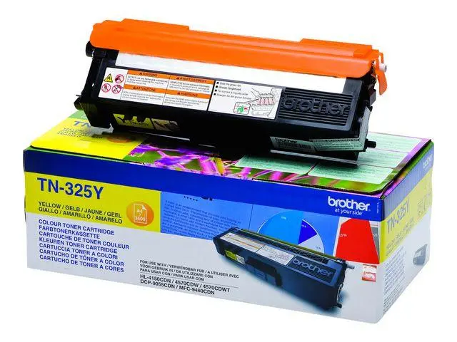 BROTHER - Toner Brother TN325Y gul 3500 sider