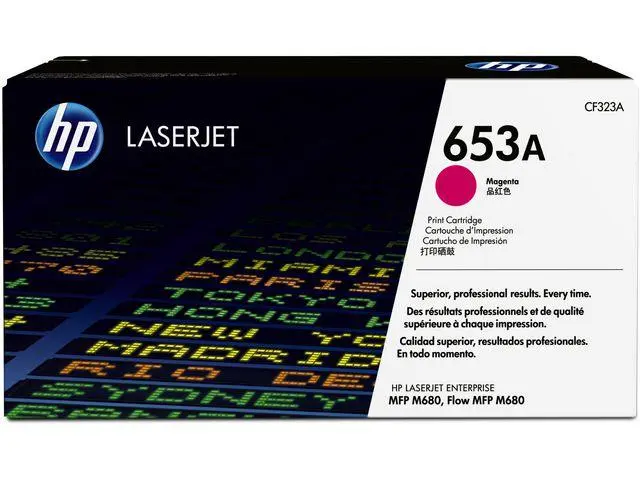 HP - 653A magenta original LaserJet-tonerkassett