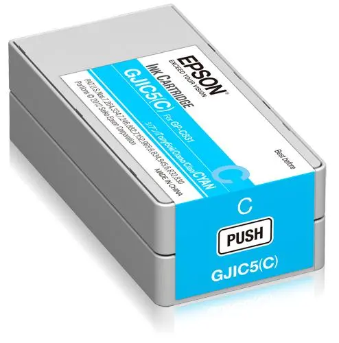EPSON - GJIC5(C) - Skriverpatron - 1 x cyan - for ColorWorks C831