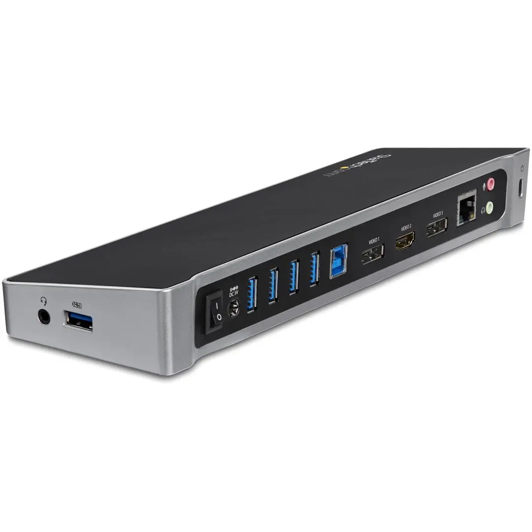 STARTECH - Triple-Monitor Docking Station for Laptops - USB 3.0