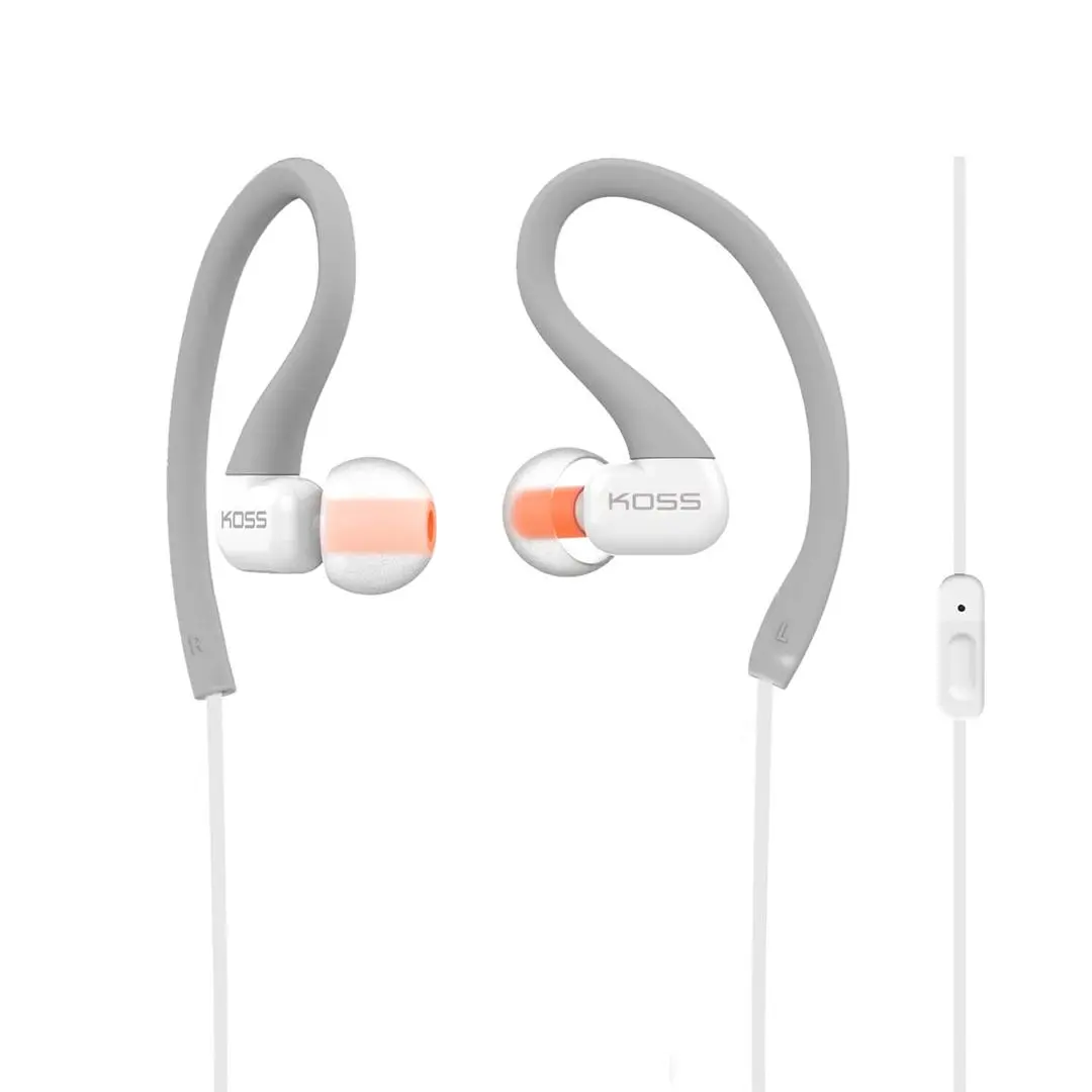 KOSS - Øreplugger KSC32iGRY Grå In-Ear med one touch mic