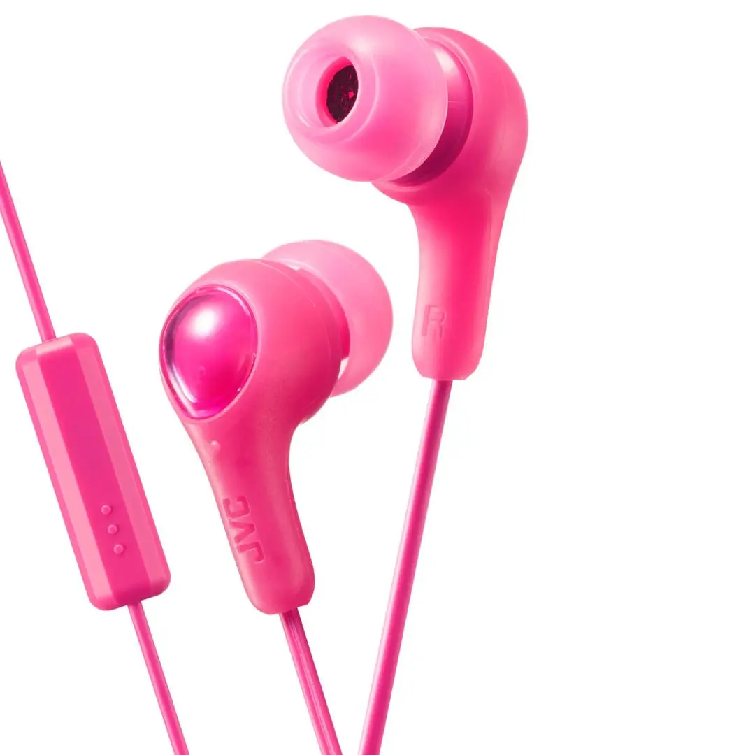 JVC - Ã˜replugger Gumy Plus In-Ear Mic Rosa