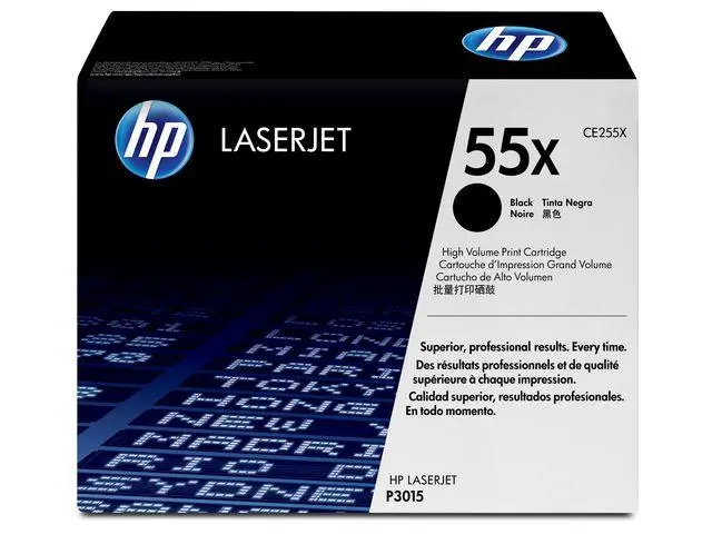 HP - 55X høy kapasitet svart original LaserJet-tonerkassett