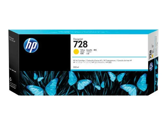 HP - Ink Cartridge/728 300ml Yellow