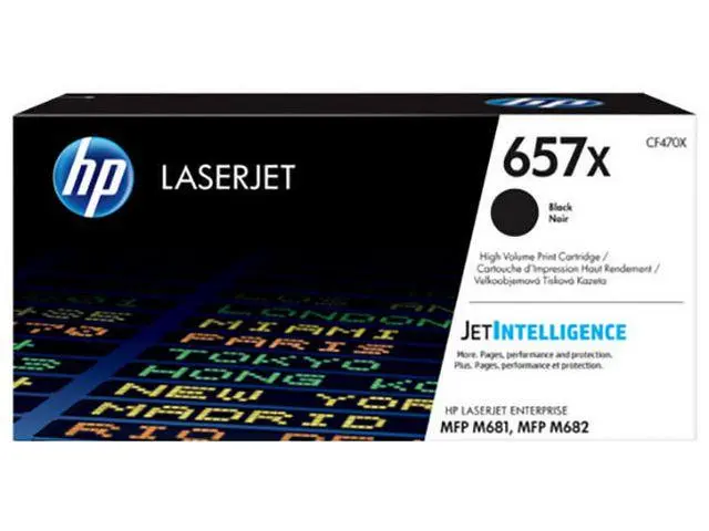 HP - Toner/657X HY LaserJet Cart BK