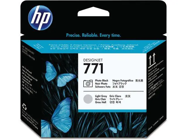 HP - 771 foto svart/lys grått Designjet-skrivehode