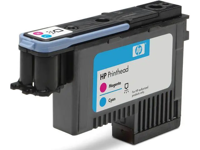 HP - 72 magenta og cyan skrivehode