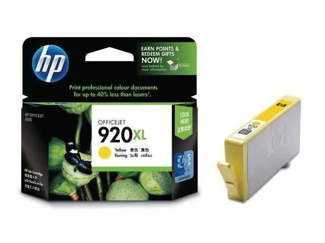 HP - 920XL - Høy ytelse - gul - original - blekkpatron